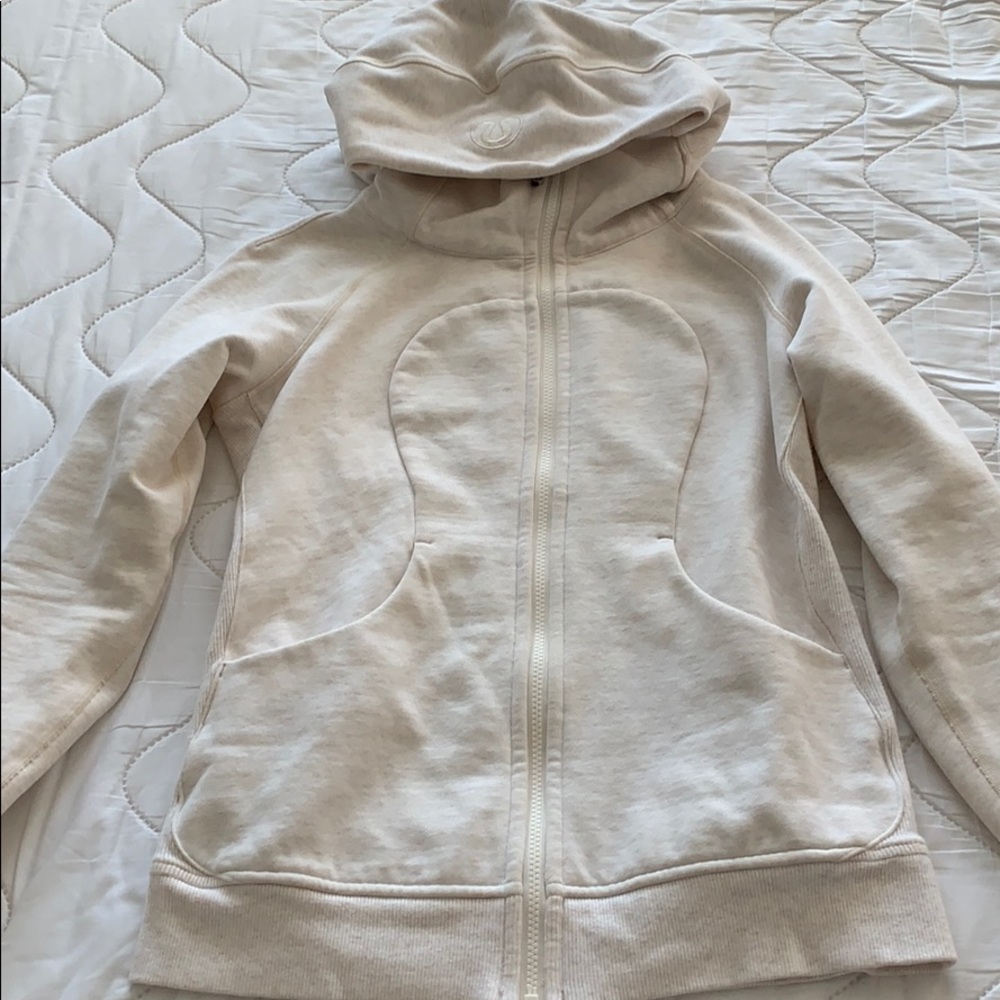Lululemon angel heather scuba zip up